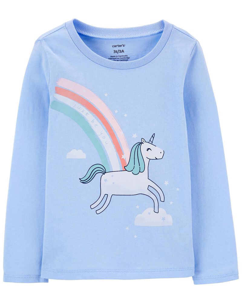 Carters Girls 12M-8 Unicorn Sweatshirt 